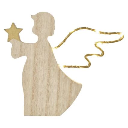 LED Χριστουγεννιάτικο διακοσμητικό αγγελάκι 8xLED/2xAAA