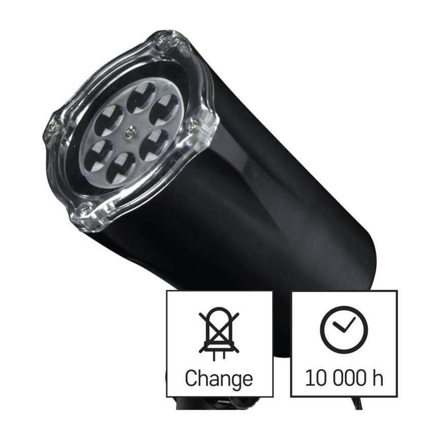 LED Χριστουγεννιάτικος εξωτερικός προβολέας LED/3,6W/230V IP44 ψυχρό λευκό