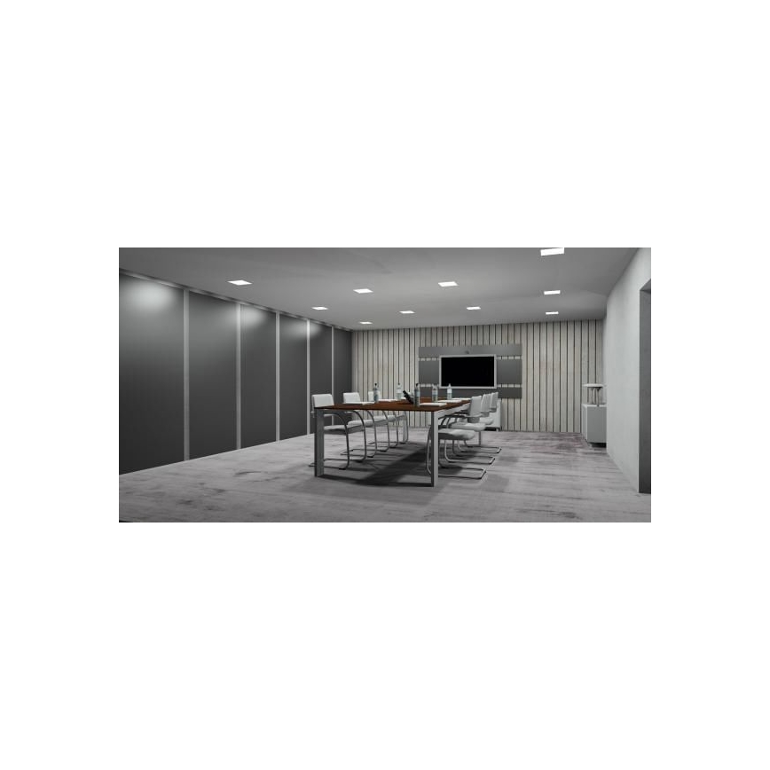 LED Χωνευτό φωτιστικό οροφής LED/18W/230V