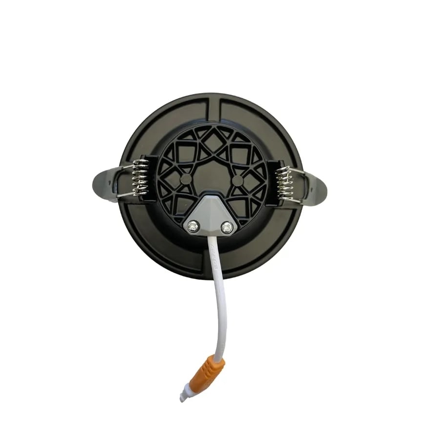 LED Χωνευτό φωτιστικό οροφής LED/7,5W/230V 4000K μαύρο/χρυσό