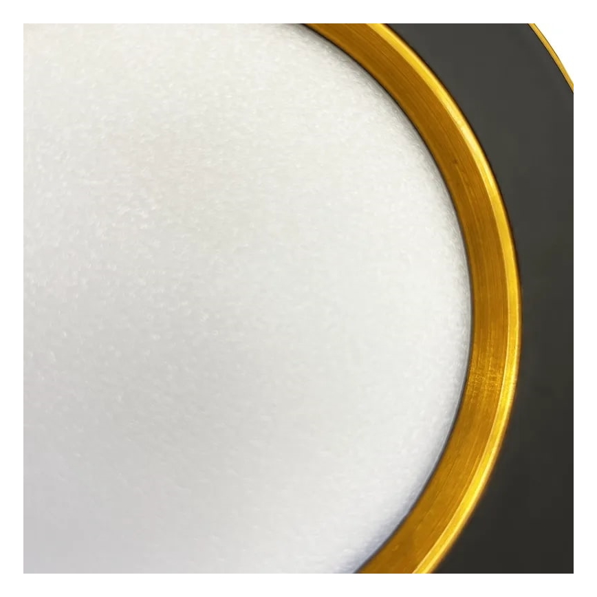 LED Χωνευτό φωτιστικό οροφής LED/7,5W/230V 4000K μαύρο/χρυσό