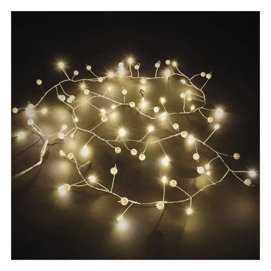 LED χριστουγεννιάτικη γιρλάντα 40xLED/3xAA 1,5 m θερμό λευκό