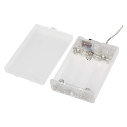 LED χριστουγεννιάτικη γιρλάντα 40xLED/3xAA 1,5 m θερμό λευκό