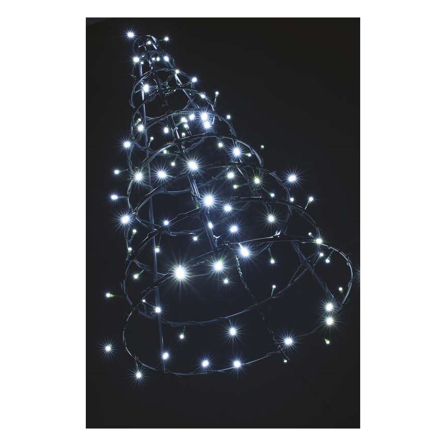 LED Χριστουγεννιάτικα λαμπάκια εξωτερικού χώρου CHAIN 40xLED 9m IP44 ψυχρό λευκό