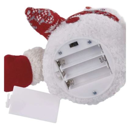 LED Χριστουγεννιάτικη διακόσμηση 4xLED/3xAAA χιονάνθρωπος