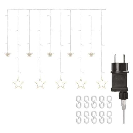 LED χριστουγεννιάτικη κουρτίνα 115xLED/1,35W 6,85x1,05 m θερμό λευκό