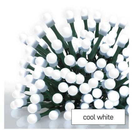 LED Χριστουγεννιάτικη κουρτίνα 60xLED/1,35W 635x50 cm ψυχρό λευκό