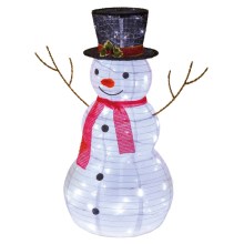 LED Χριστουγεννιάτικο διακοσμητικό LED/1,4W/230V 60 cm IP44 χιονάνθρωπος
