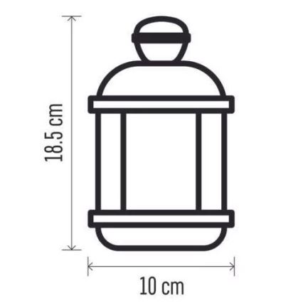 LED Χριστουγεννιάτικο διακοσμητικό LED/1xCR2032 ζεστό λευκό