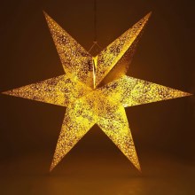 LED Χριστουγεννιάτικο διακοσμητικό LED/3xAA αστέρι χρυσό