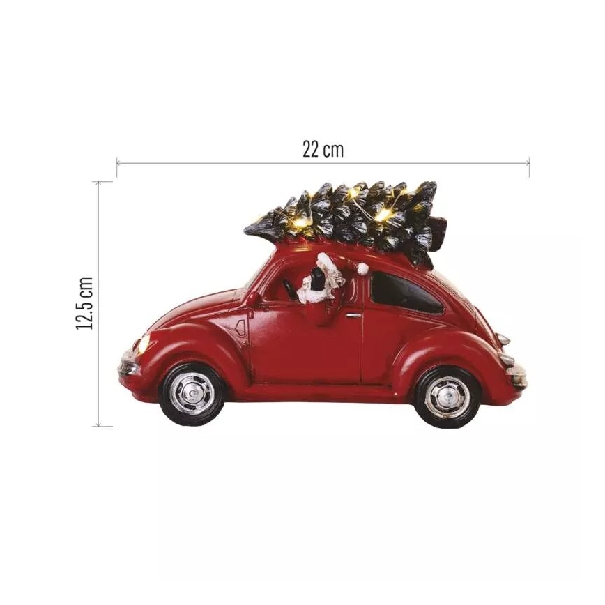 LED Χριστουγεννιάτικο διακοσμητικό LED/3xAA αυτοκίνητο