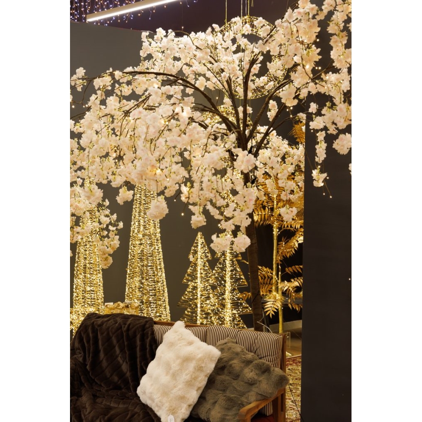 LED Χριστουγεννιάτικο διακοσμητικό δέντρο CHERRY TREE 288xLED/230V 2,5 m κερασιά