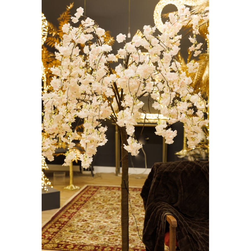 LED Χριστουγεννιάτικο διακοσμητικό δέντρο CHERRY TREE 84xLED/230V 1,7 m κερασιά