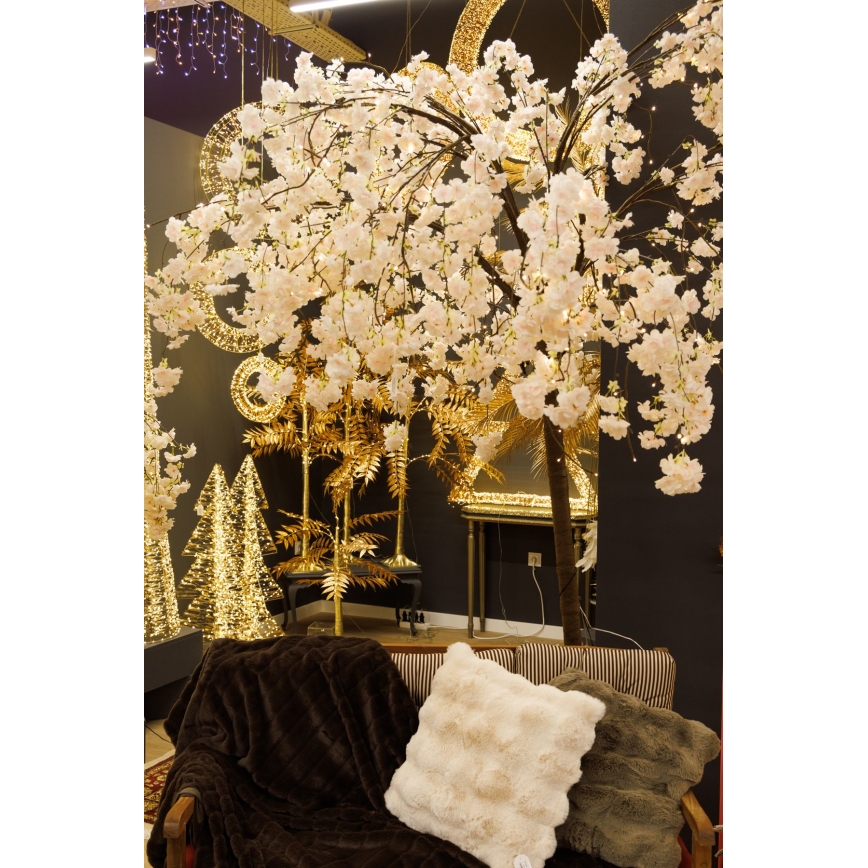 LED Χριστουγεννιάτικο διακοσμητικό δέντρο CHERRY TREE 84xLED/230V 1,7 m κερασιά