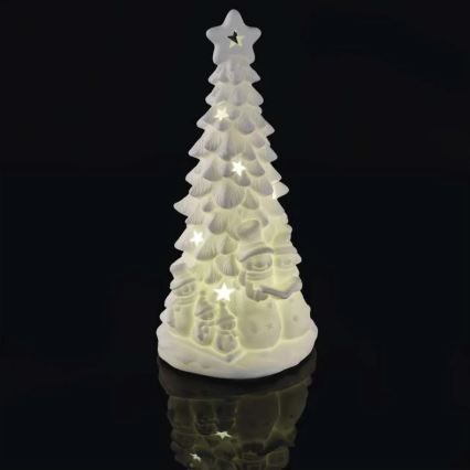 LED χριστουγεννιάτικο διακοσμητικό - δέντρο, LED/2xAA, ζεστό λευκό