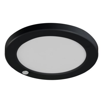 LED Χωνευτό/Οροφής φωτιστικό με αισθητήρα κίνησης 2σε1 ERGA LED/17W/230V 3000/4000/6500K μαύρο