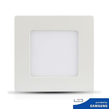 LED Χωνευτό φως SAMSUNG CHIP LED/12W/230V 6400K τετράγωνο