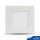 LED Χωνευτό φως SAMSUNG CHIP LED/12W/230V 6400K τετράγωνο