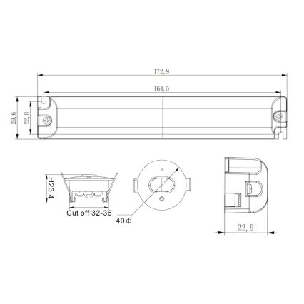 LED Χωνευτό φωτιστικό ασφαλείας GATRION LED/1W/230V 6000K