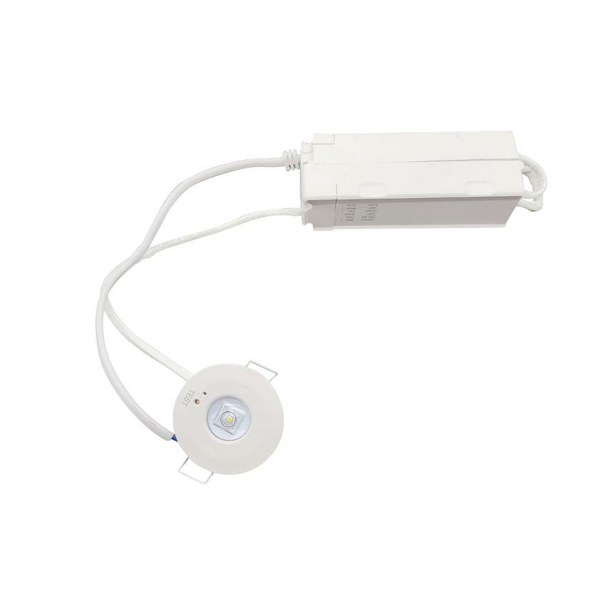 LED Χωνευτό φωτιστικό ασφαλείας LED/1,2W/230V 6000K