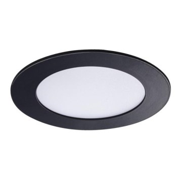 LED Χωνευτό φωτιστικό μπάνιου ROUNDA LED/6W/230V IP44 μαύρο