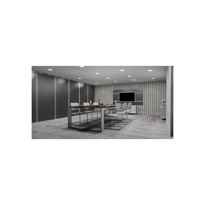 LED Χωνευτό φωτιστικό οροφής LED/12W/230V