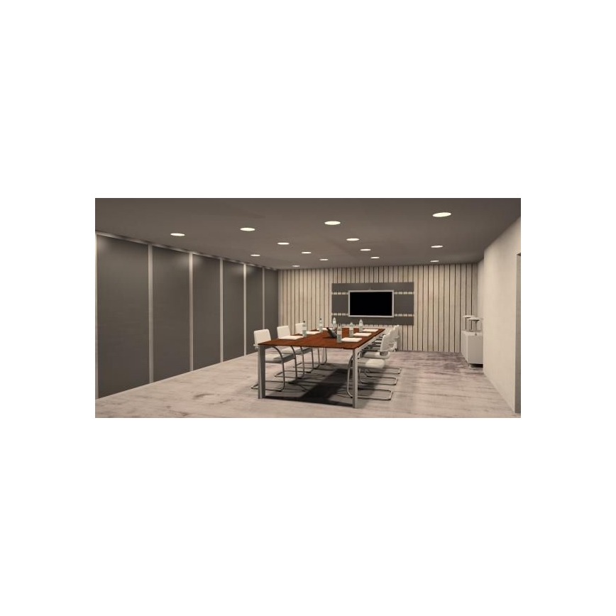 LED Χωνευτό φωτιστικό οροφής LED/18W/230V