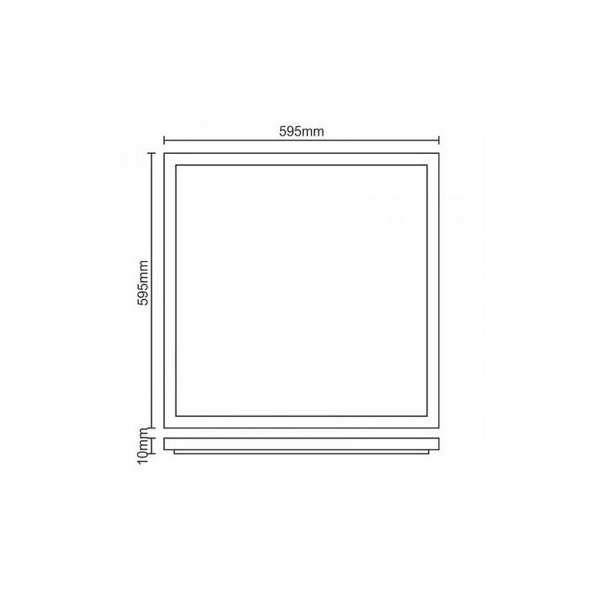 LED Χωνευτό φωτιστικό οροφής LED/40W/230V 4500K