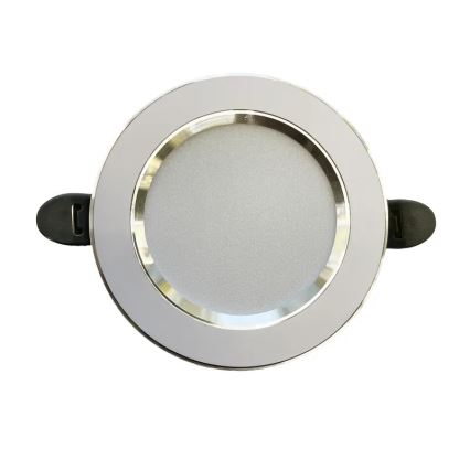 LED Χωνευτό φωτιστικό οροφής LED/7,5W/230V 4000K λευκό/ασημί