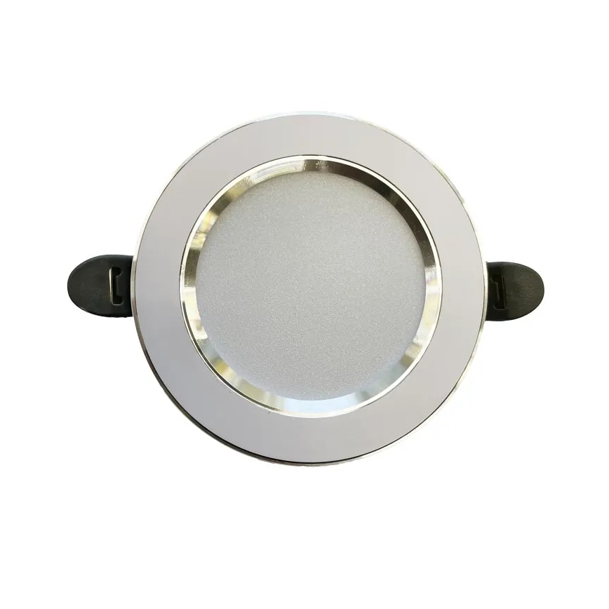 LED Χωνευτό φωτιστικό οροφής LED/7,5W/230V 4000K λευκό/ασημί
