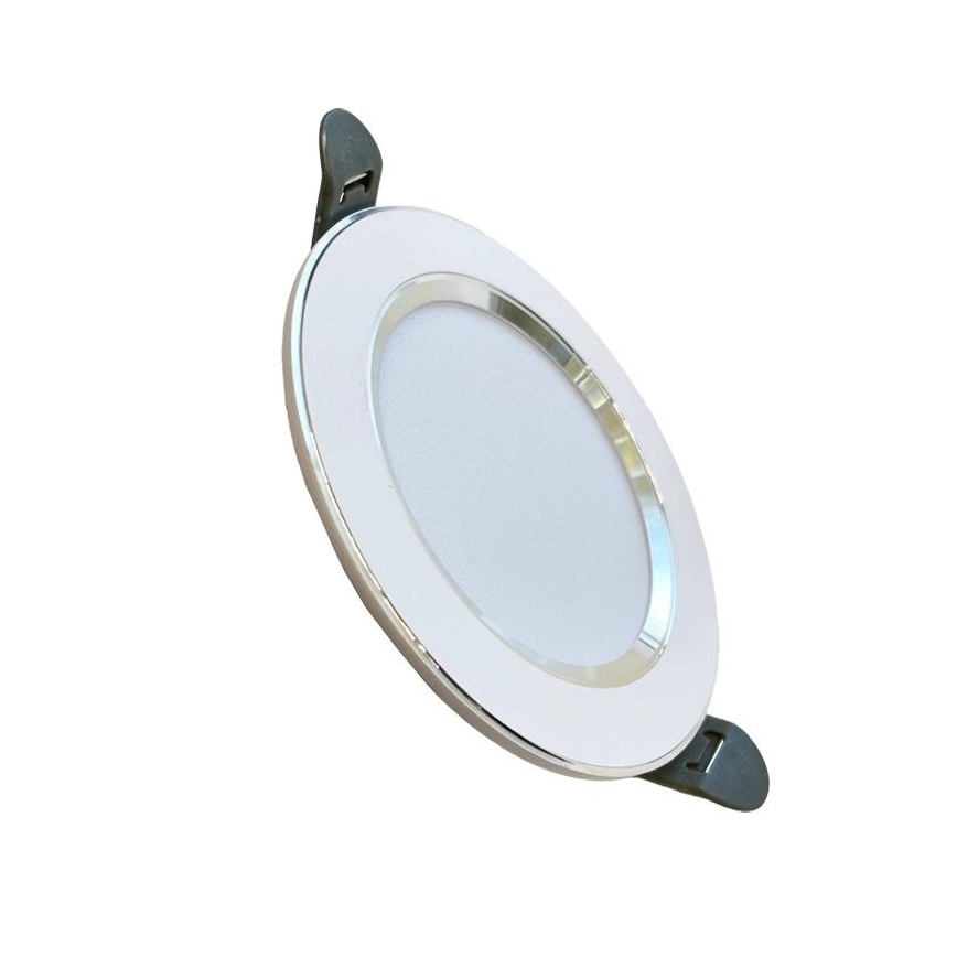 LED Χωνευτό φωτιστικό οροφής LED/7,5W/230V 4000K λευκό/ασημί