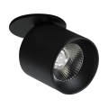 LED Χωνευτό φωτιστικό σποτ HARON 1xLED/10W/230V μαύρο