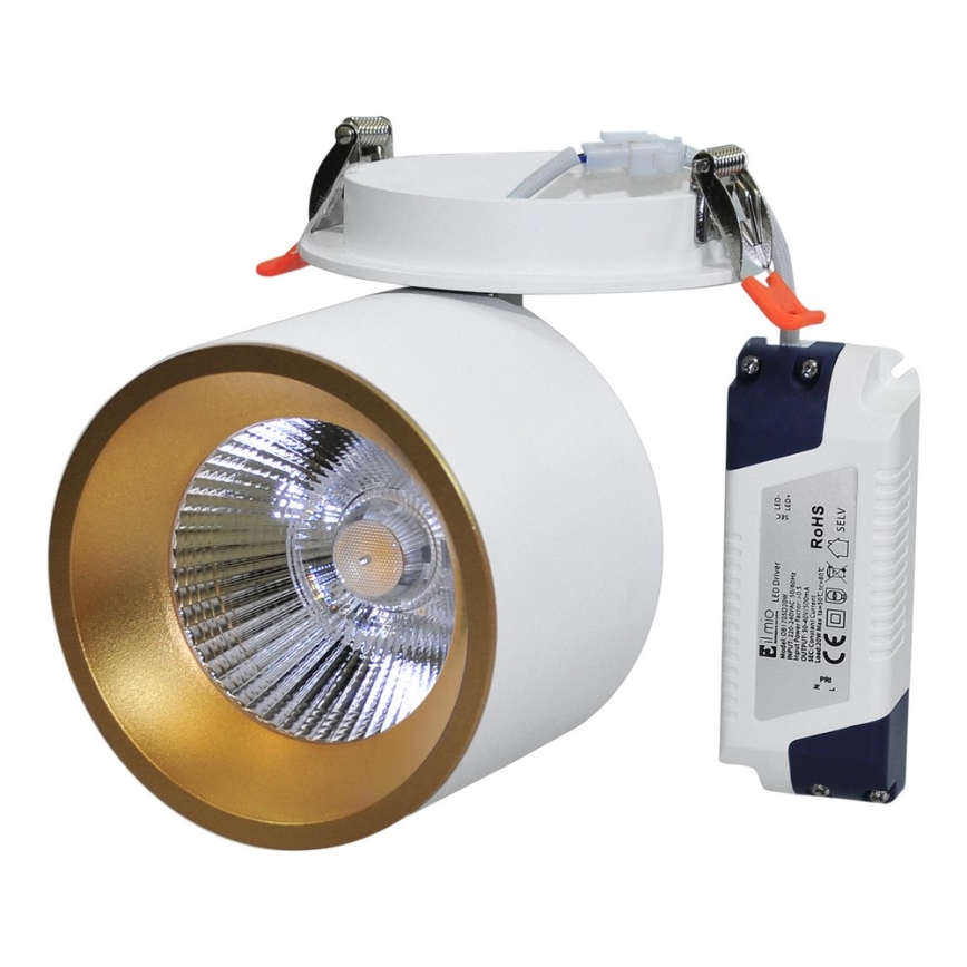 LED Χωνευτό φωτιστικό σποτ HARON LED/20W/230V λευκό