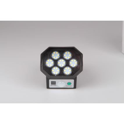 LED Ψεύτικη κάμερα ασφαλείας με αισθητήρα και με ηλιακό πάνελ LED/5W/5,5V 800 mAh IP65 + τηλεχειριστήριο