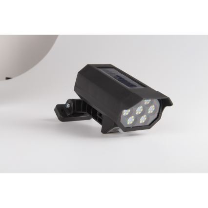 LED Ψεύτικη κάμερα ασφαλείας με αισθητήρα και με ηλιακό πάνελ LED/5W/5,5V 800 mAh IP65 + τηλεχειριστήριο
