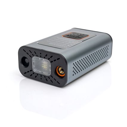 LED Ψηφιακό κομπρεσέρ αέρος 3σε1 4000 mAh 5W μαύρο
