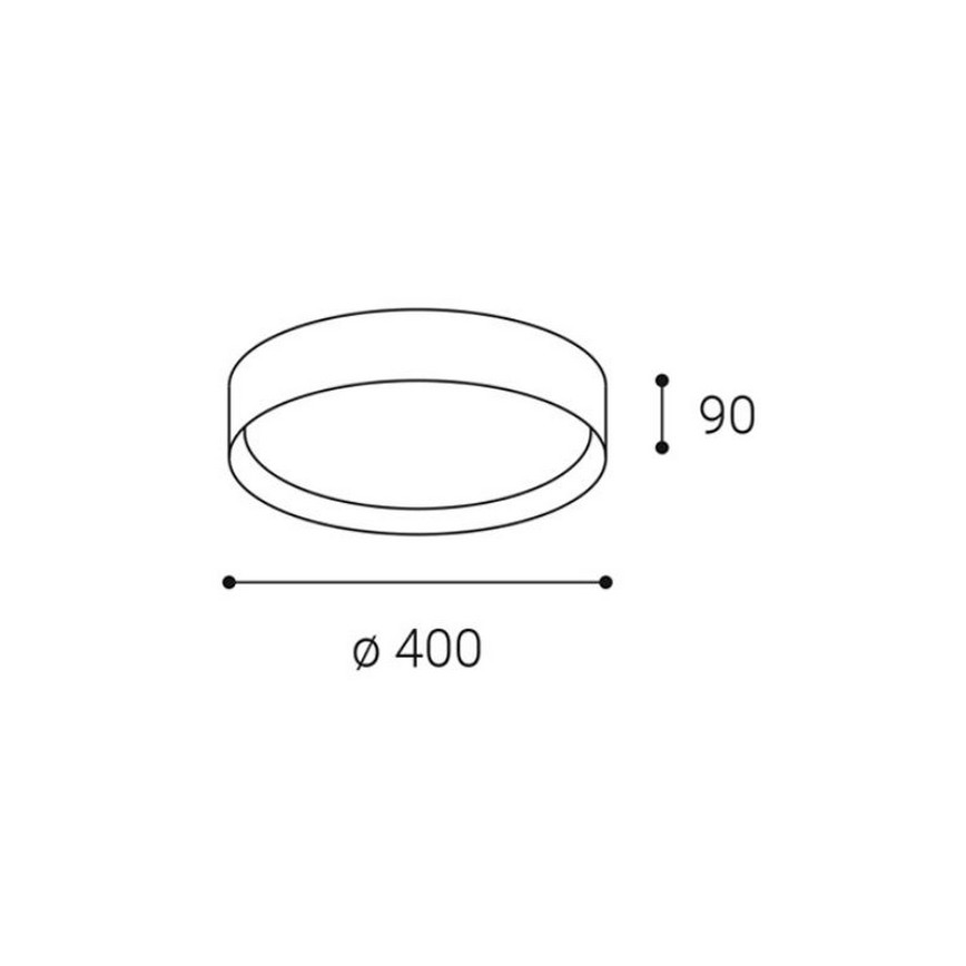 LED2 - Φωτιστικό οροφής LED MILA LED/30W/230V  3000/4000 K