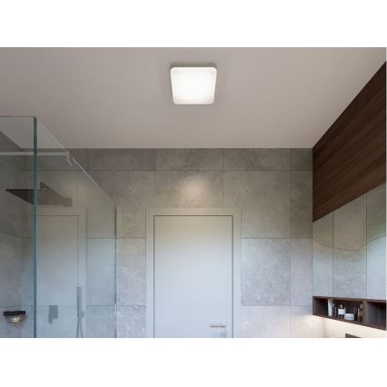 LED2 - Φωτιστικό οροφής LED SQUARE LED/12W/230V  IP54 3000/4000/5700K