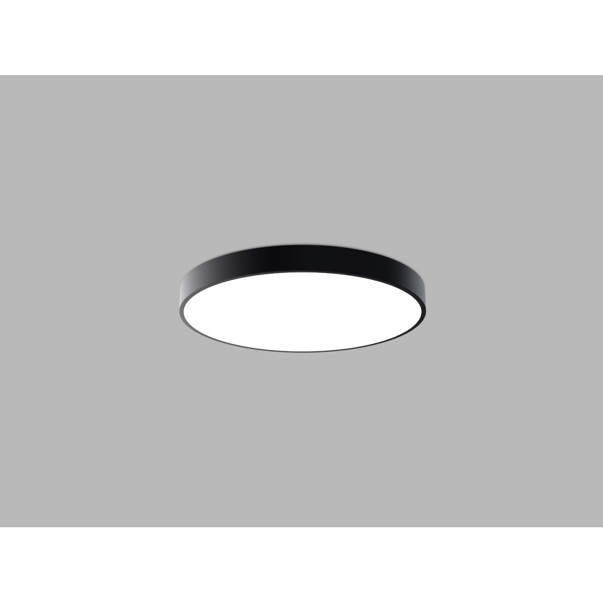 LED2 - Φωτιστικό οροφής MONO SLIM LED/60W/230V 3000K/4000K Ø 60 cm μαύρο