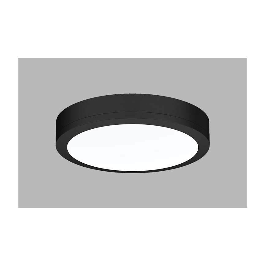 LED2 - Φωτιστικό οροφής εξωτερικού χώρου LED με αισθητήρα KERY LED/18W/230V IP65 μαύρο