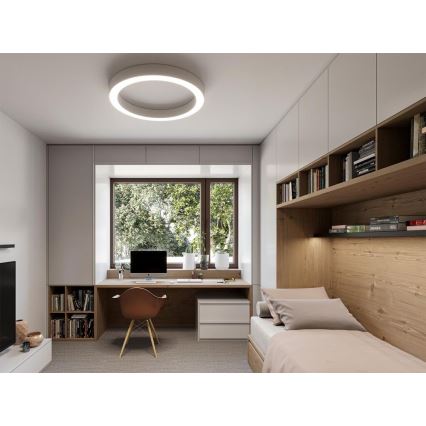 LED2 - LED Dimmable φωτιστικό οροφής SATURN LED/50W/230V 3000K/4000K λευκό