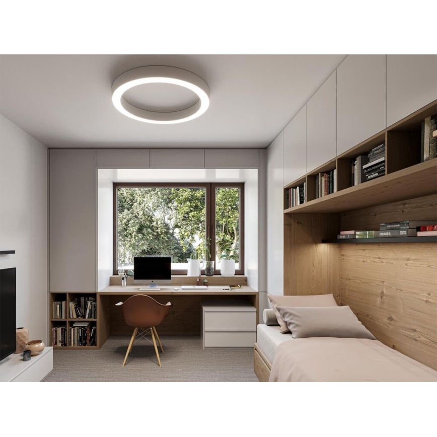 LED2 - LED Dimmable φωτιστικό οροφής SATURN LED/50W/230V 3000K/4000K λευκό