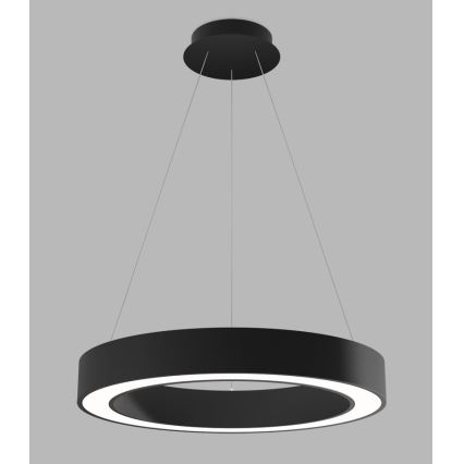 LED2 - Led Dimmable κρεμαστό φωτιστικό οροφής SATURN LED/50W/230V 3000K/4000K μαύρο