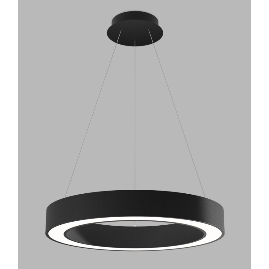 LED2 - Led Dimmable κρεμαστό φωτιστικό οροφής SATURN LED/50W/230V 3000K/4000K μαύρο