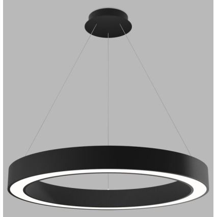 LED2 - Led Dimmable κρεμαστό φωτιστικό οροφής SATURN LED/60W/230V 3000K/4000K μαύρο