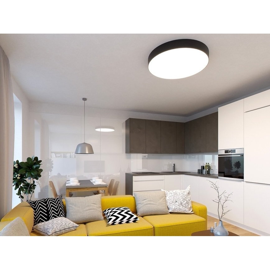 LED2 - LED Dimmable φωτιστικό οροφής MONO LED/100W/230V 3000K/4000K μαύρο