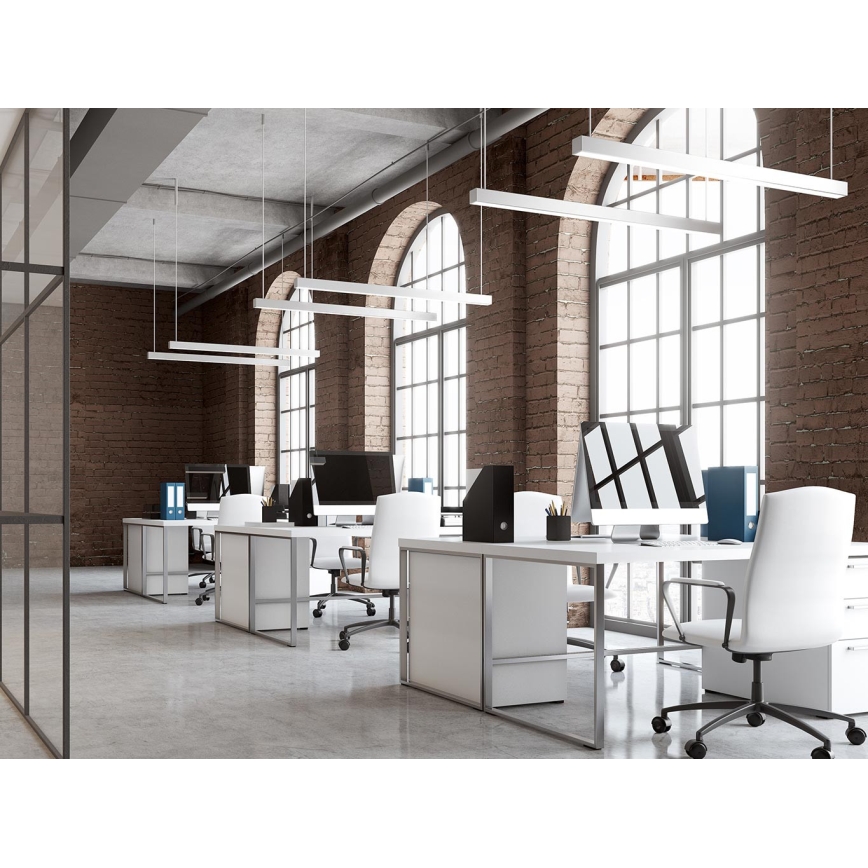 LED2 - LED κρεμαστό φωτιστικό με σύρμα LINO LED/24W/230V 3000K/3500K/4000K 90 cm μαύρο