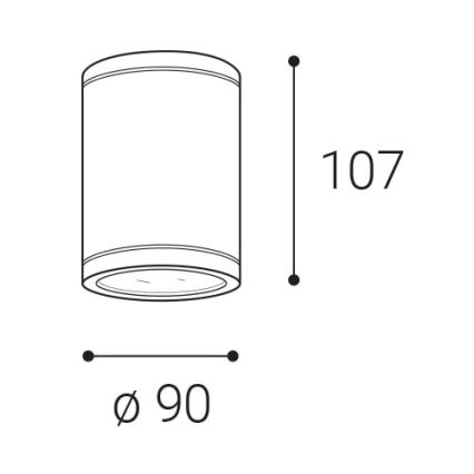 LED2 - LED Εξωτερικό Σποτ Φωτιστικό TUBO LED/10W/230V IP65 3000K/4000K/5700K μαύρο