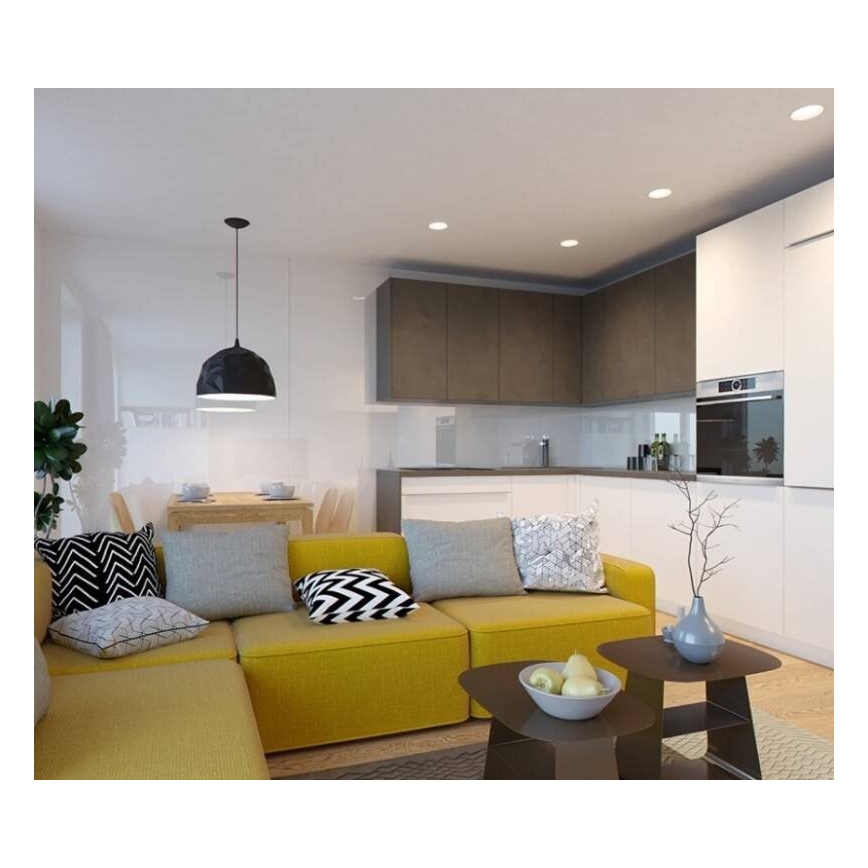 LED2-LED Ντιμαριζόμενο χωνευτό φωτιστικό μπάνιου ZETA LED/10W/230V 3000K IP44