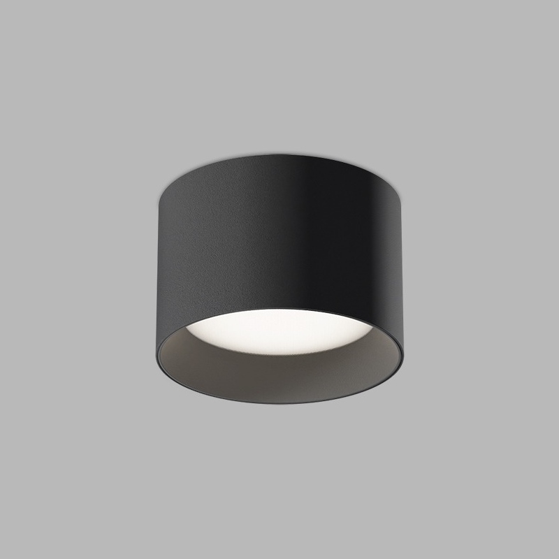 LED2 - LED σποτ ZETA ON LED/8W/230V 3000/3500/4000K Ø 9 cm μαύρο